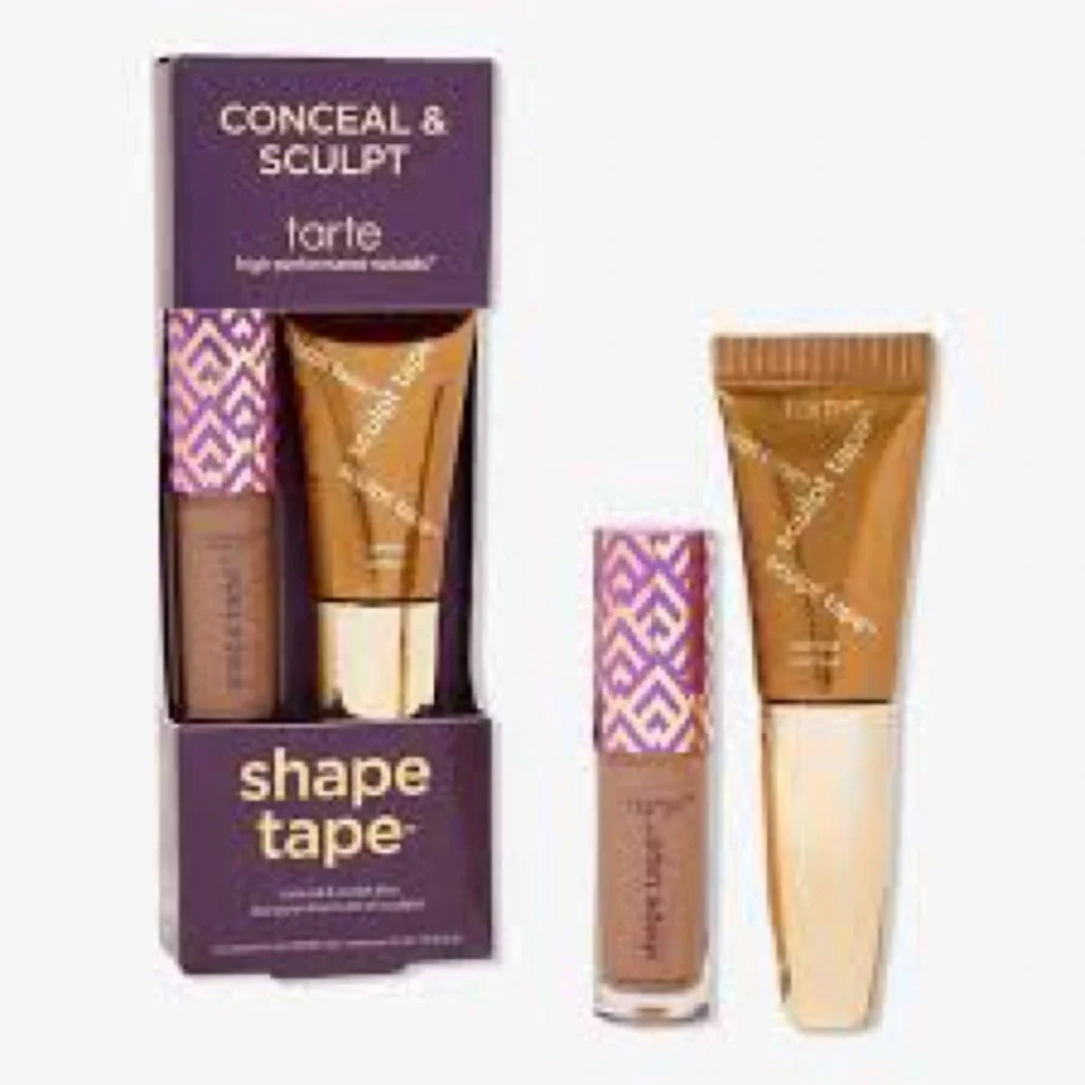 💜 Tarte Shape Tape™ Conceal & Sculpt Duo – Shade 12N Fair Neutral & Soft Bronze